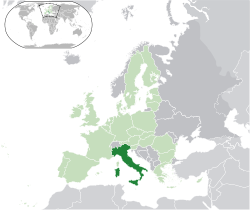 Italia - Localizzazione